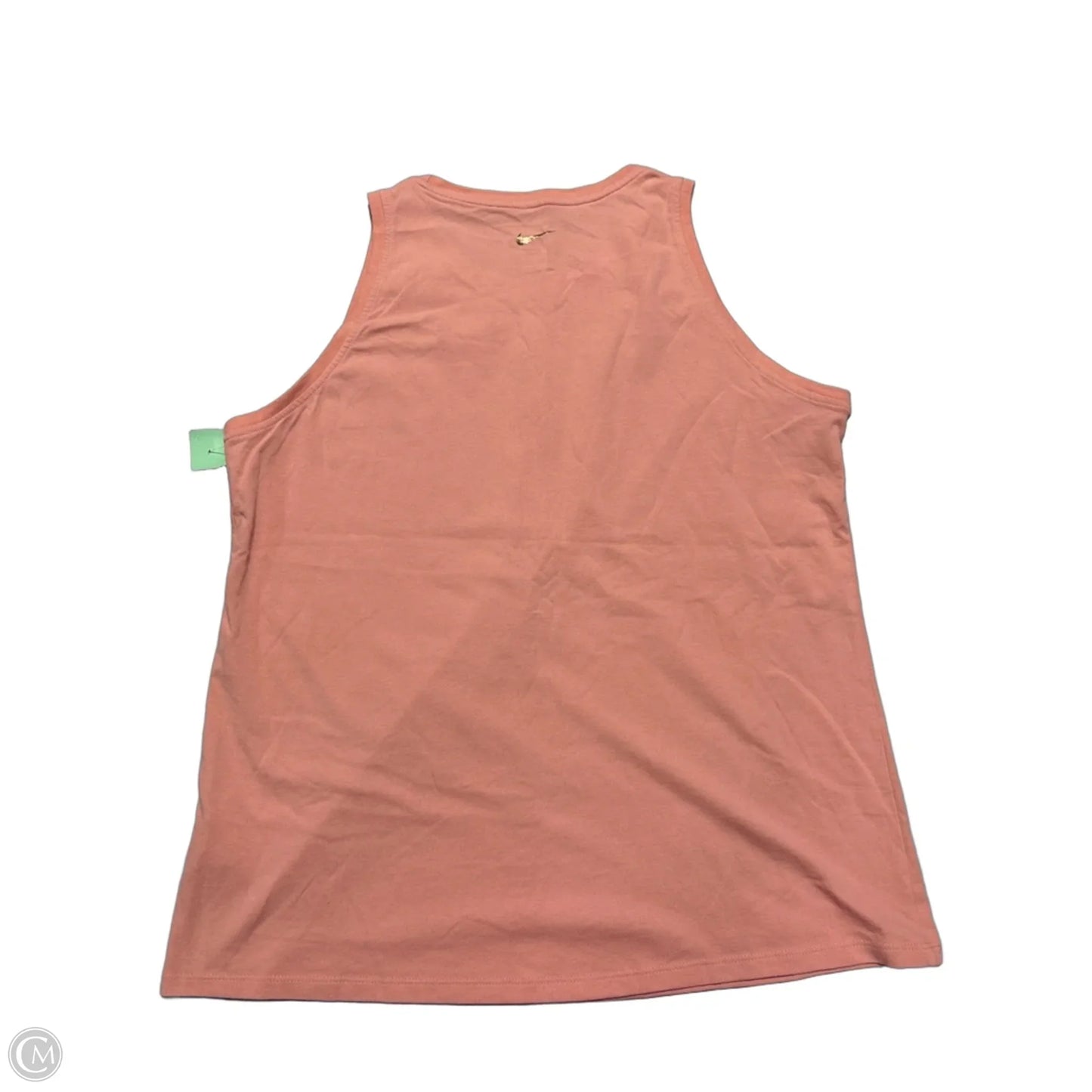 Athletic Tank Top By Nike In Coral, Size: L