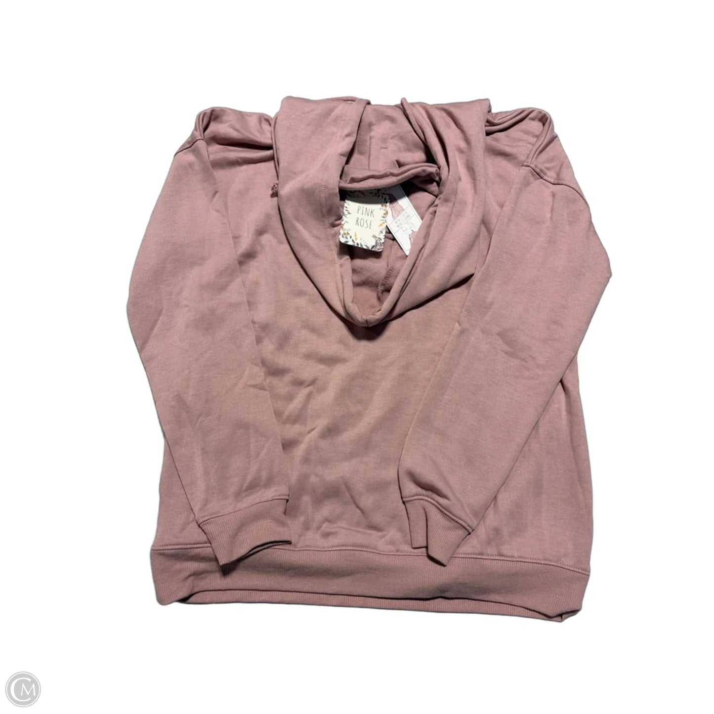 Sweatshirt Hoodie By Pink Rose In Pink, Size: S