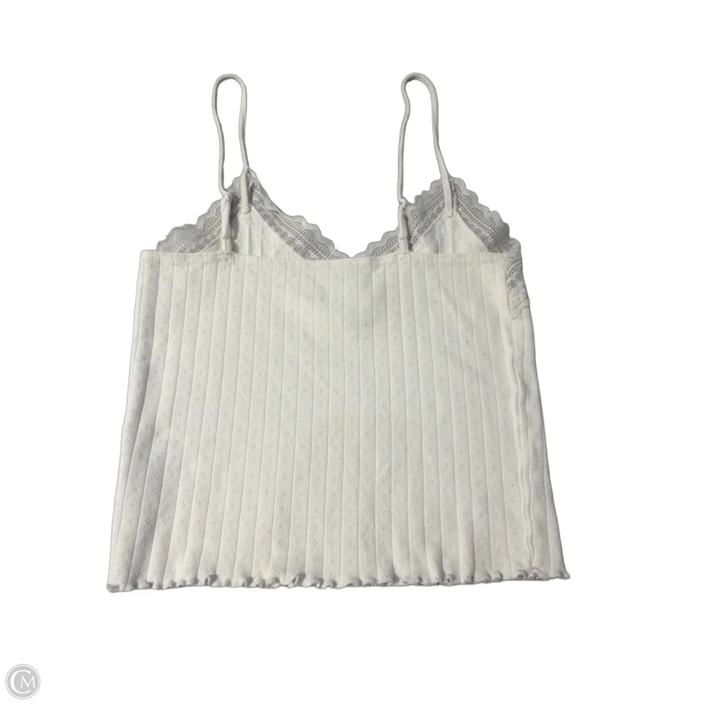 Tank Top By American Eagle In White, Size: M