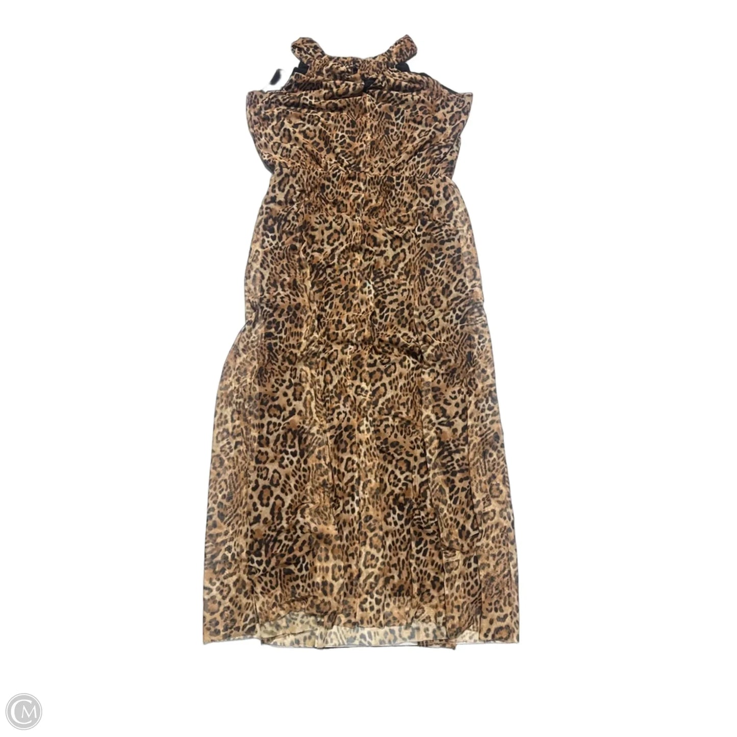 Dress Casual Maxi By Chicos In Animal Print, Size: S