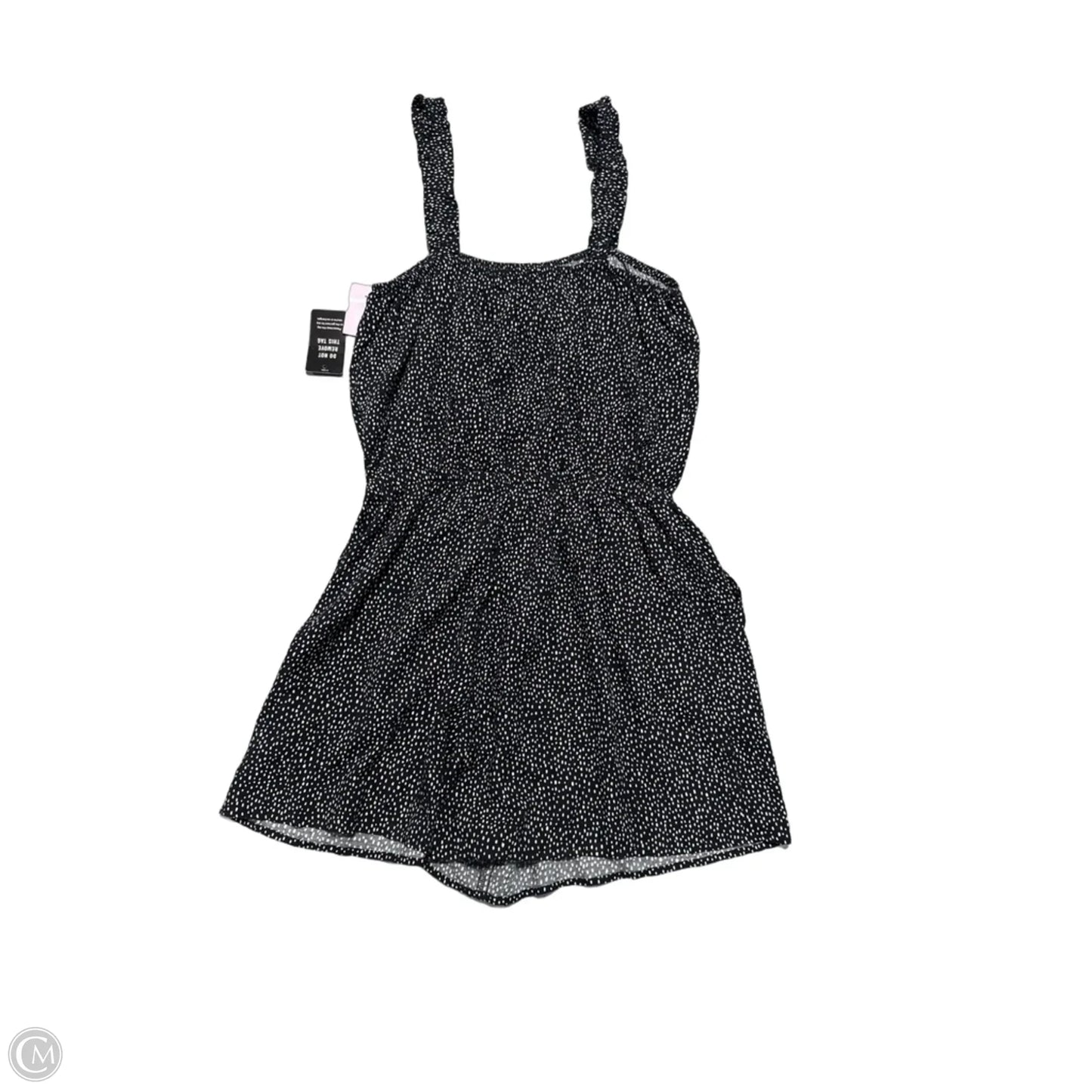 Romper By Express In Black & White, Size: S