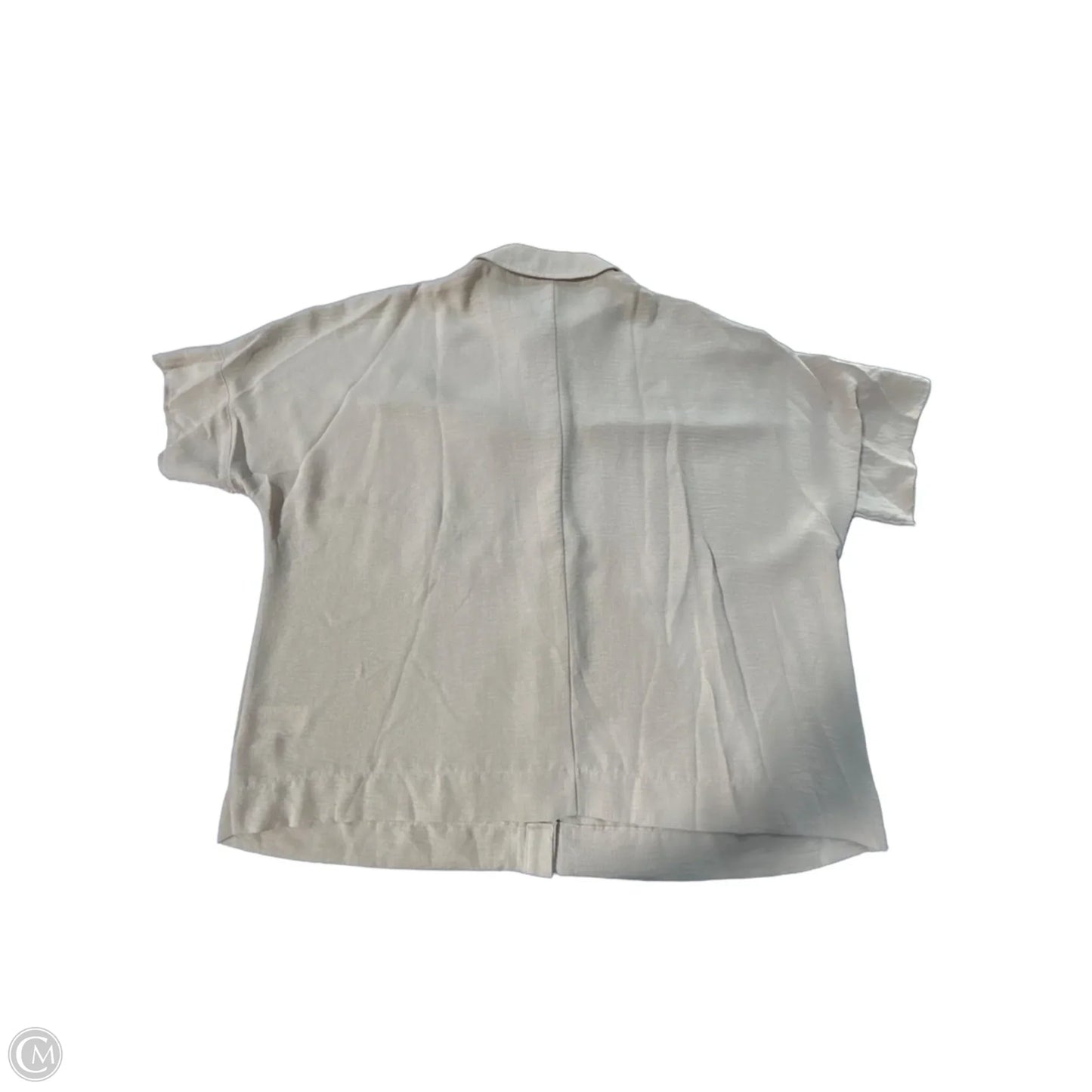 Top Short Sleeve By Primark In Tan, Size: L