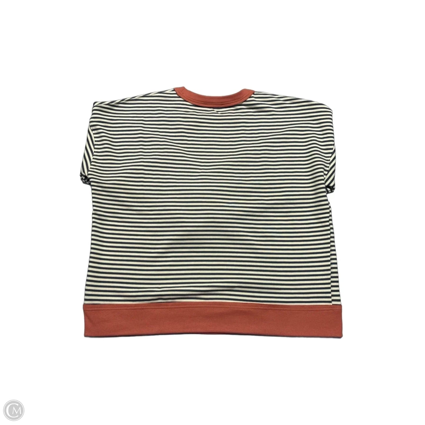 Top Long Sleeve By Betseys Boutique Shop In Blue & Tan, Size: Xl