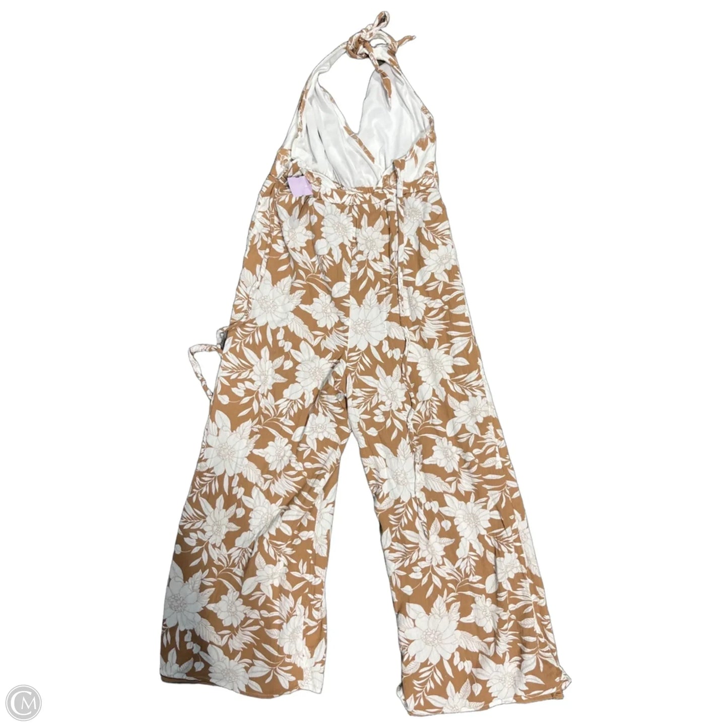 Jumpsuit By American Eagle In Brown & White, Size: M