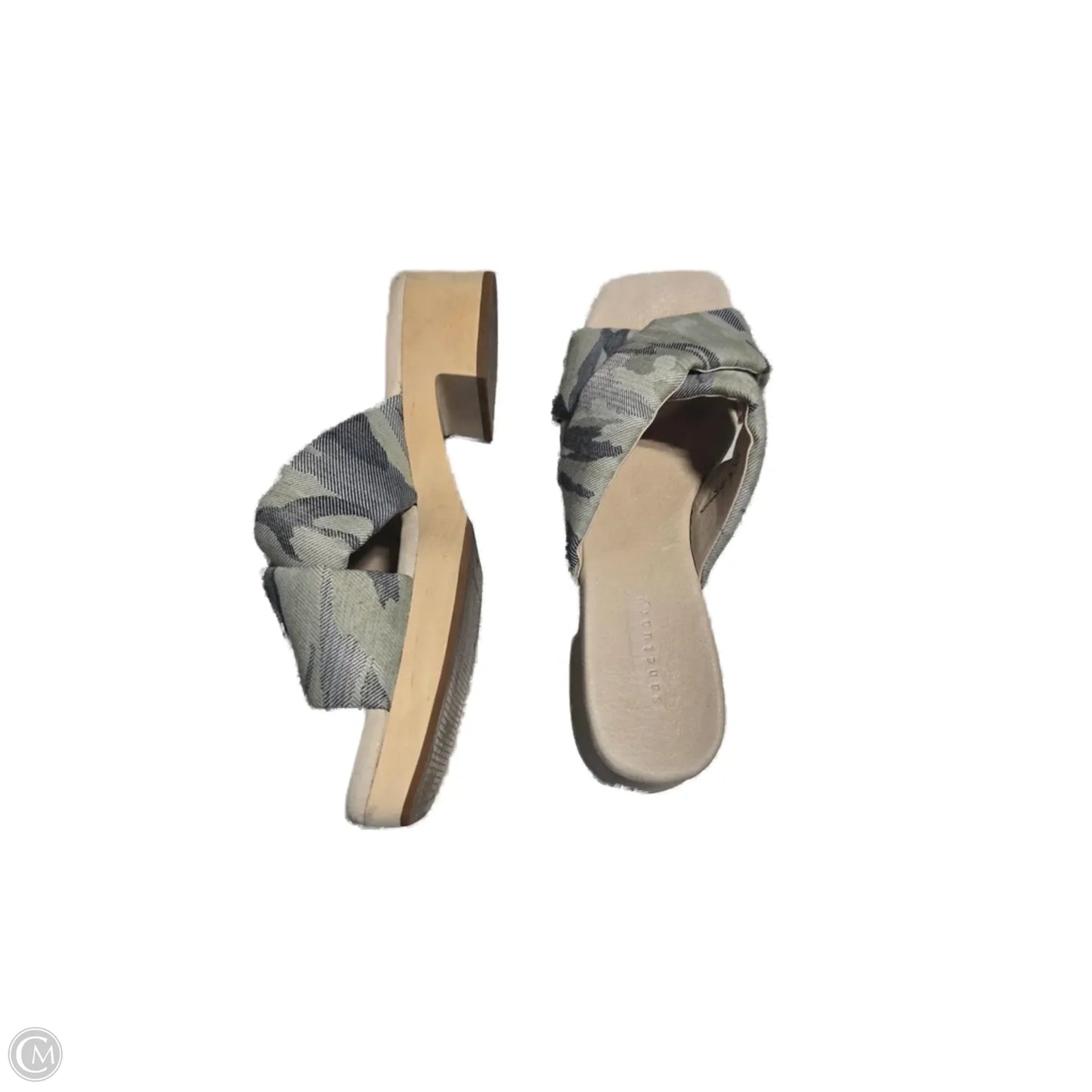 Sandals Flats By Sanctuary In Camouflage Print, Size: 8.5