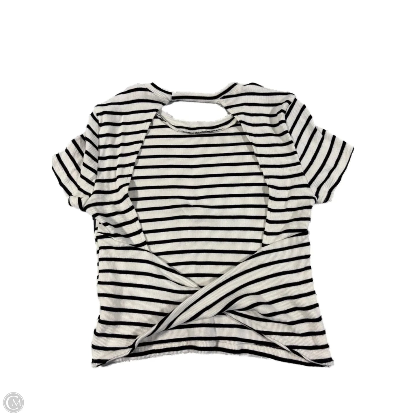 Top Short Sleeve By Altard State In Striped Pattern, Size: Xl