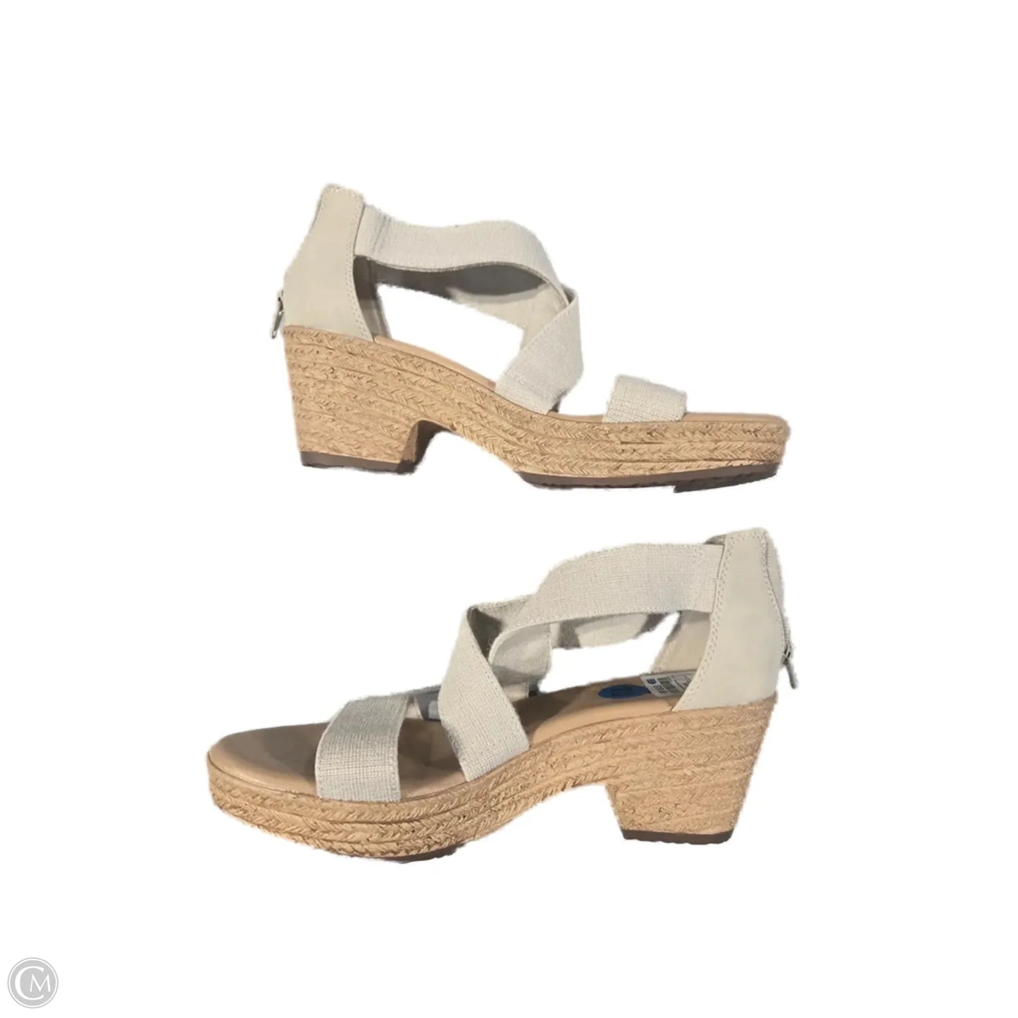 Sandals Flats By Cmc In Cream, Size: 10