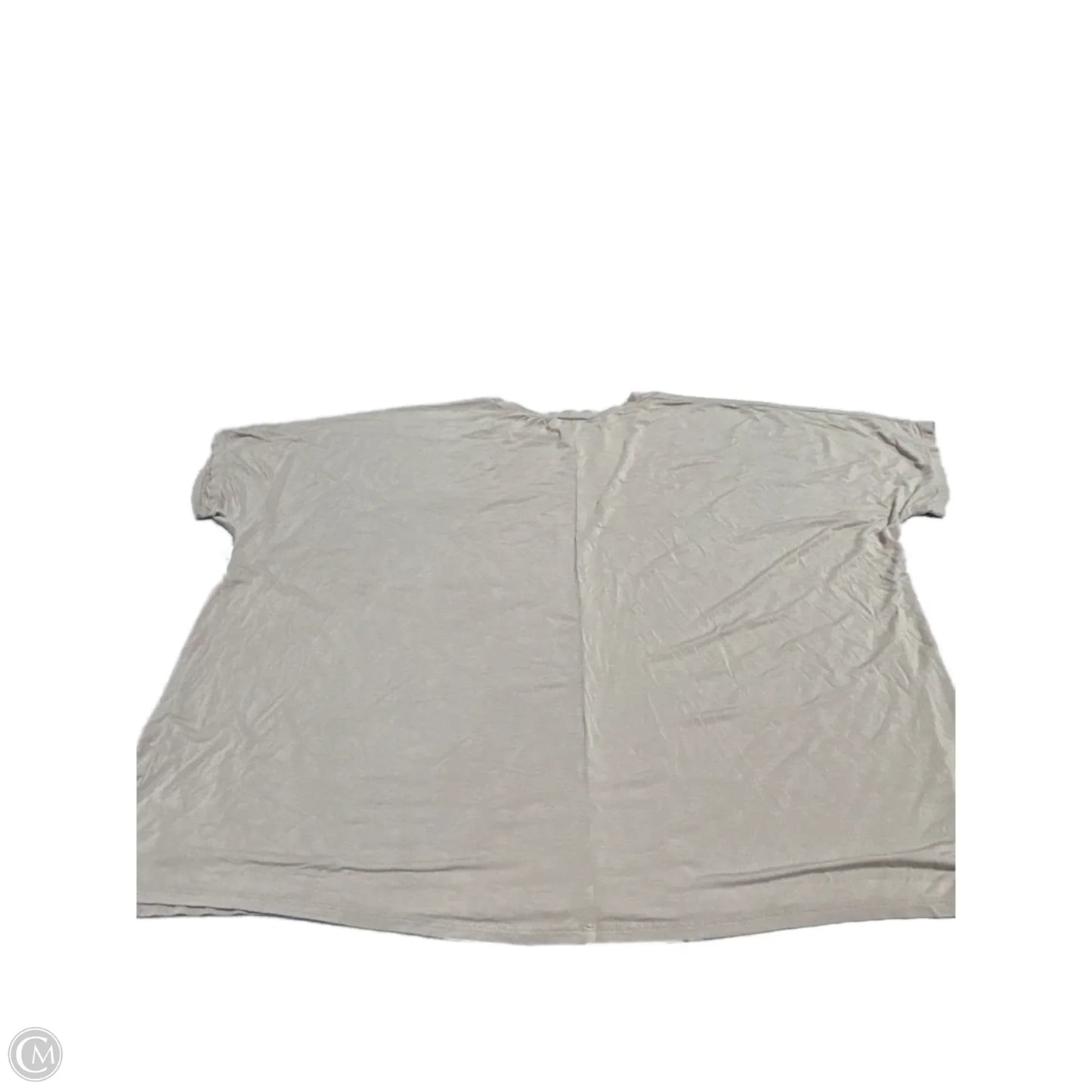 Top Short Sleeve Basic By Zenana Outfitters In Brown, Size: L