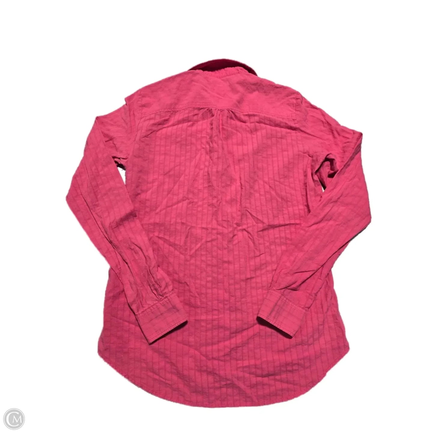 Top Long Sleeve By Lacoste In Pink, Size: Xs