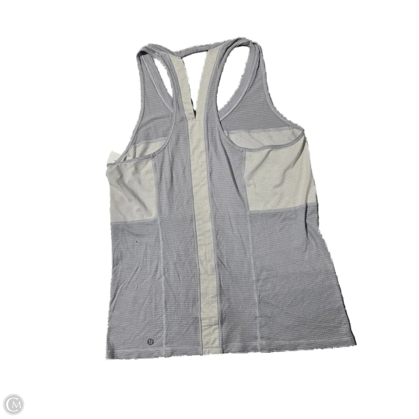 Athletic Tank Top By Lululemon In Blue & White, Size: M