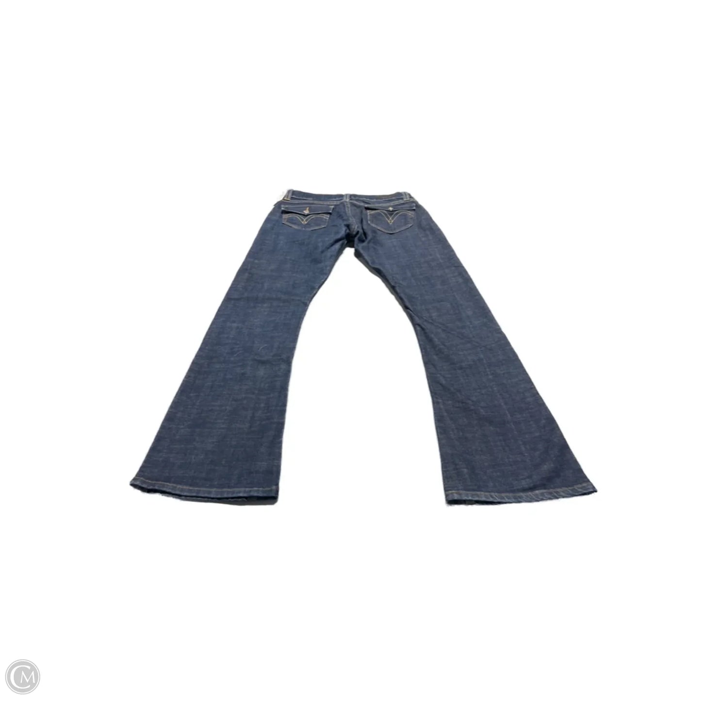 Jeans Flared By Levis In Blue Denim, Size: 4