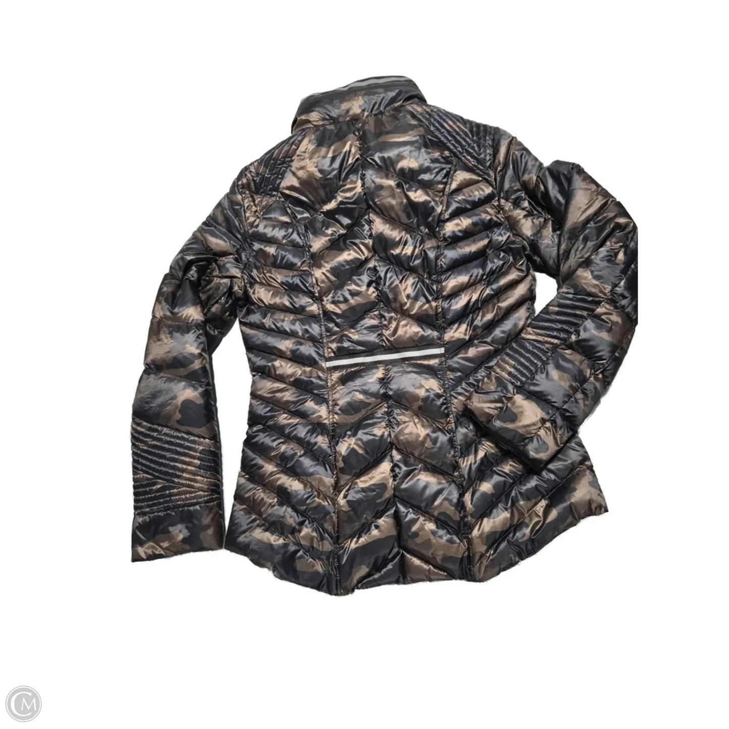 Jacket Puffer & Quilted By Cmc In Camouflage Print, Size: S