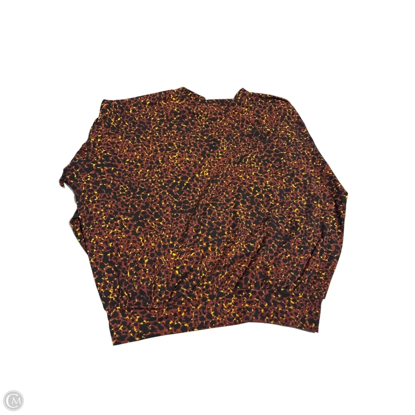 Top Long Sleeve By Peyton Jensen In Multi-colored, Size: S