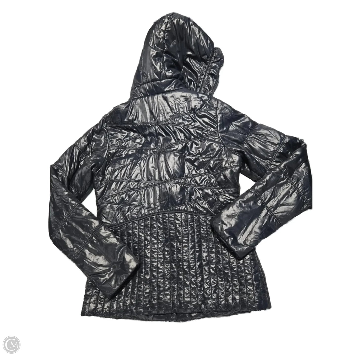 Jacket Puffer & Quilted By Lucy In Black, Size: M