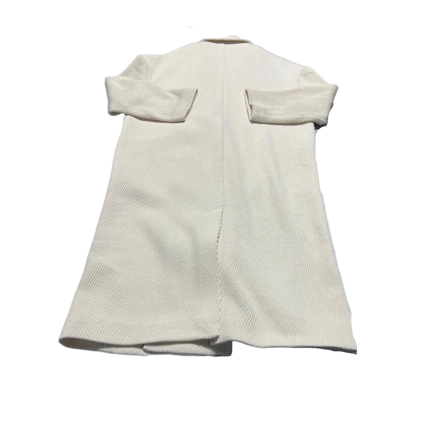 Coat Trench Coat By Zara In Cream, Size: M