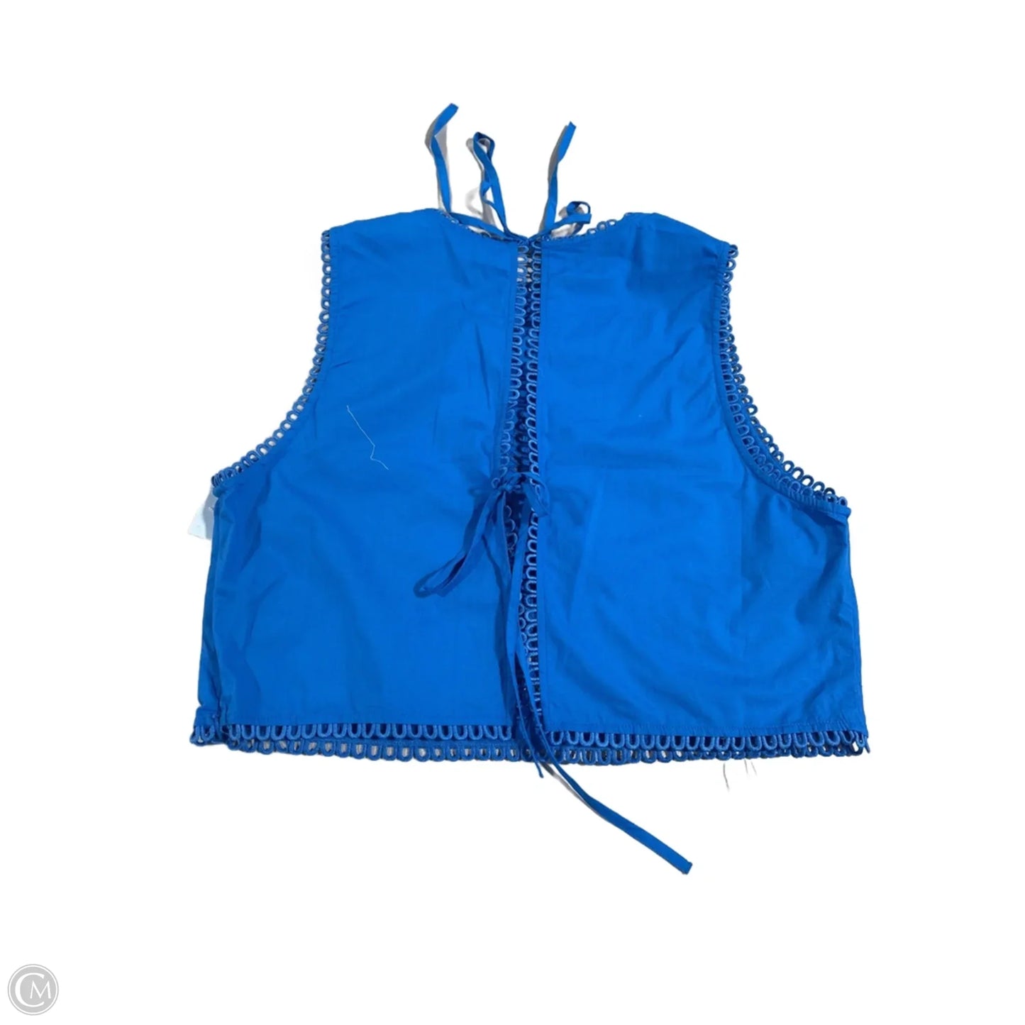 Top Sleeveless By H&m In Blue, Size: M