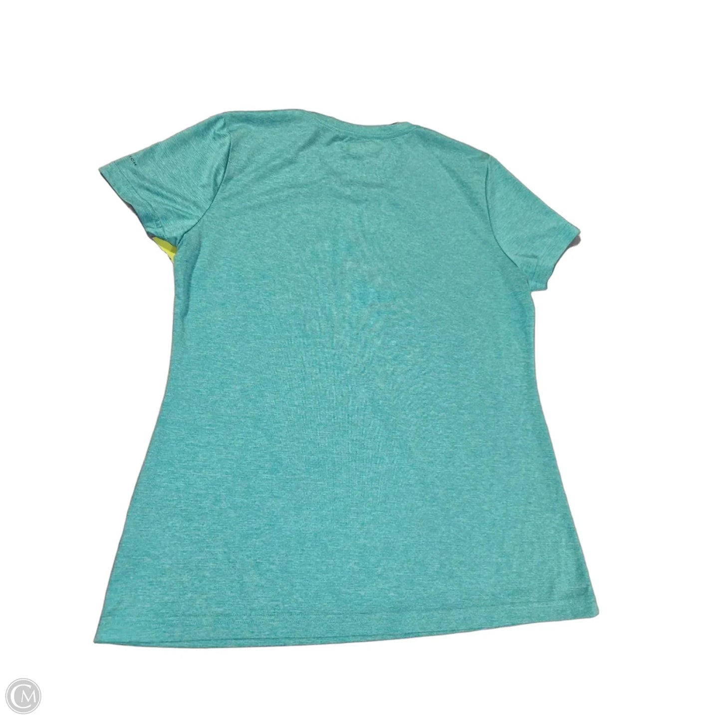 Athletic Top Short Sleeve By Columbia In Green, Size: M