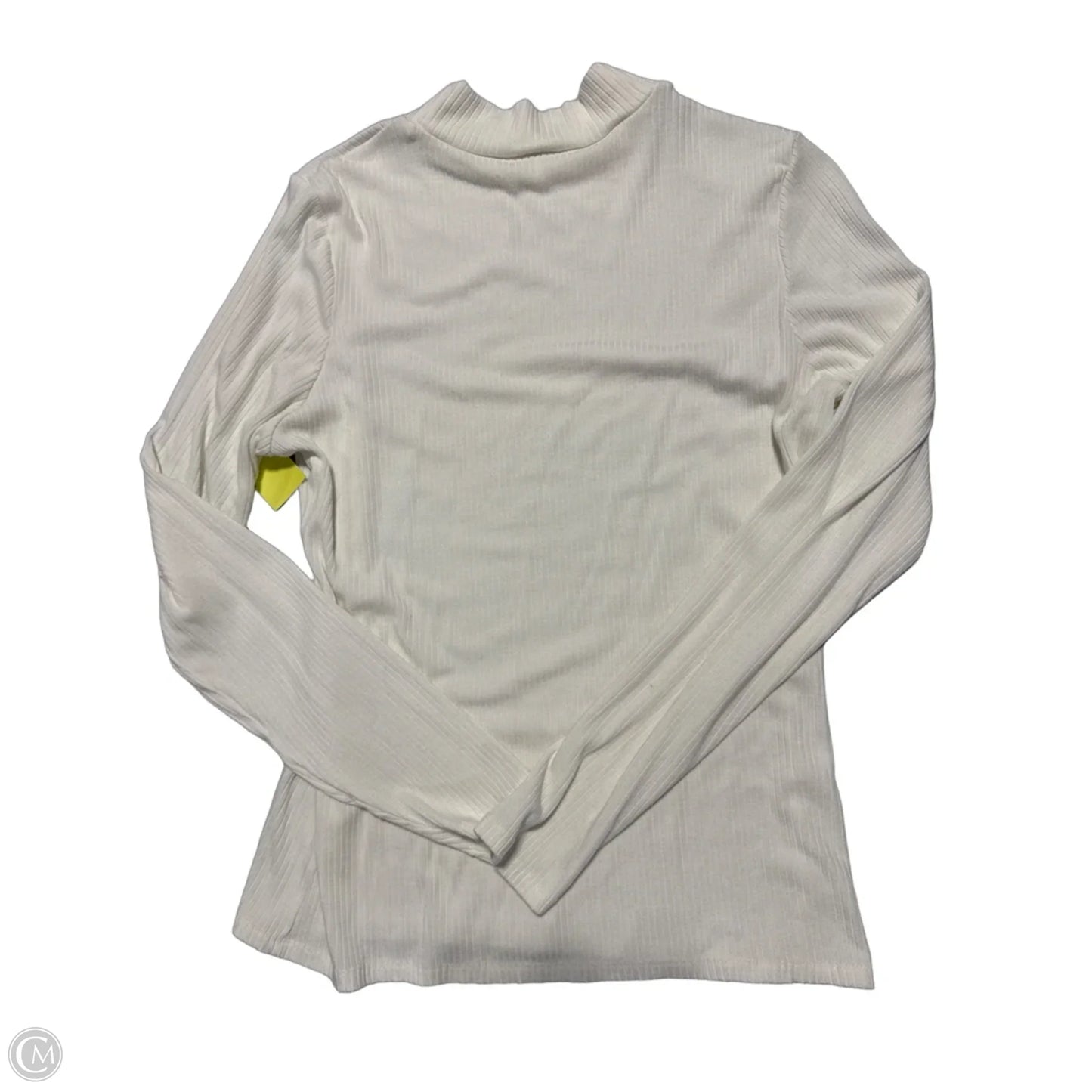 Top Long Sleeve By Cyrus In White, Size: M