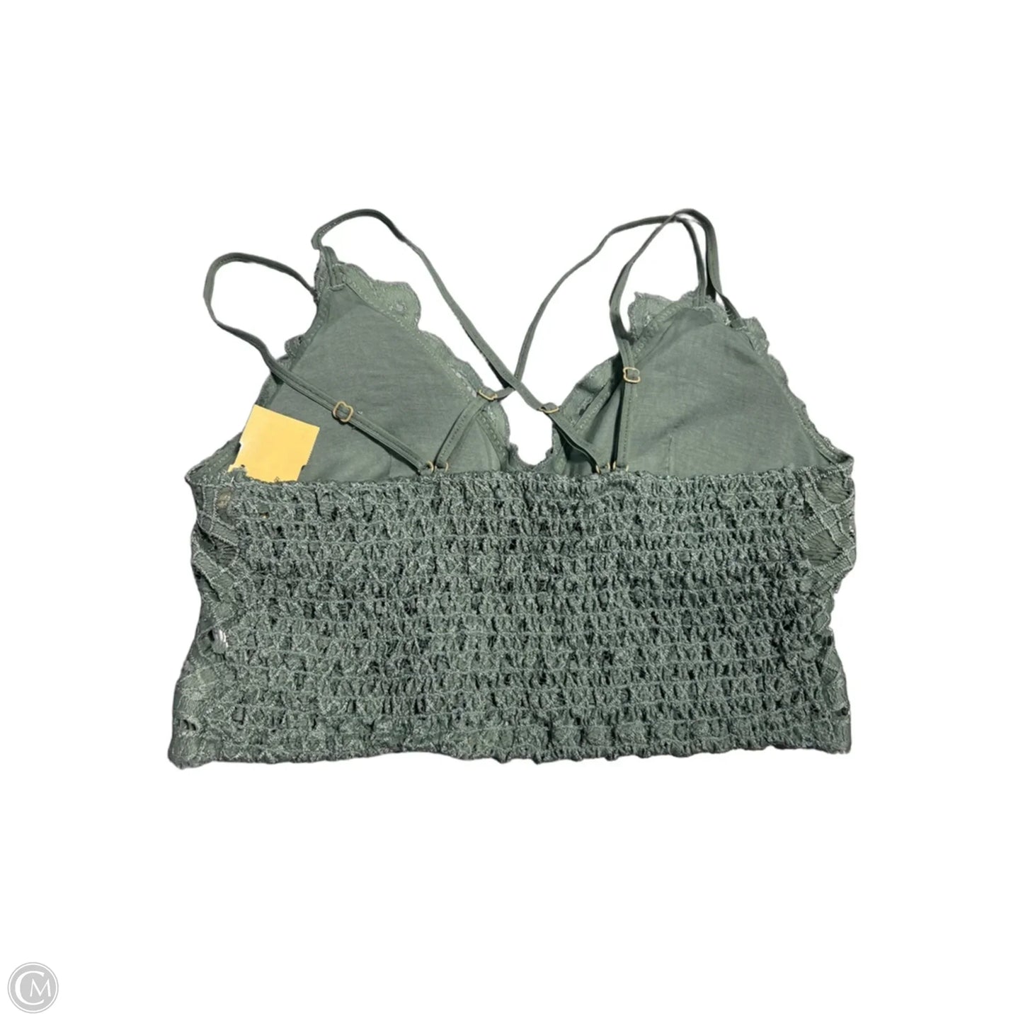 Bralette By Cmc In Green, Size: Xl