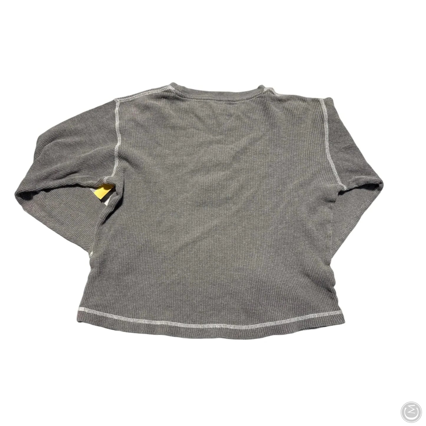 Top Long Sleeve By Cmc In Grey, Size: S