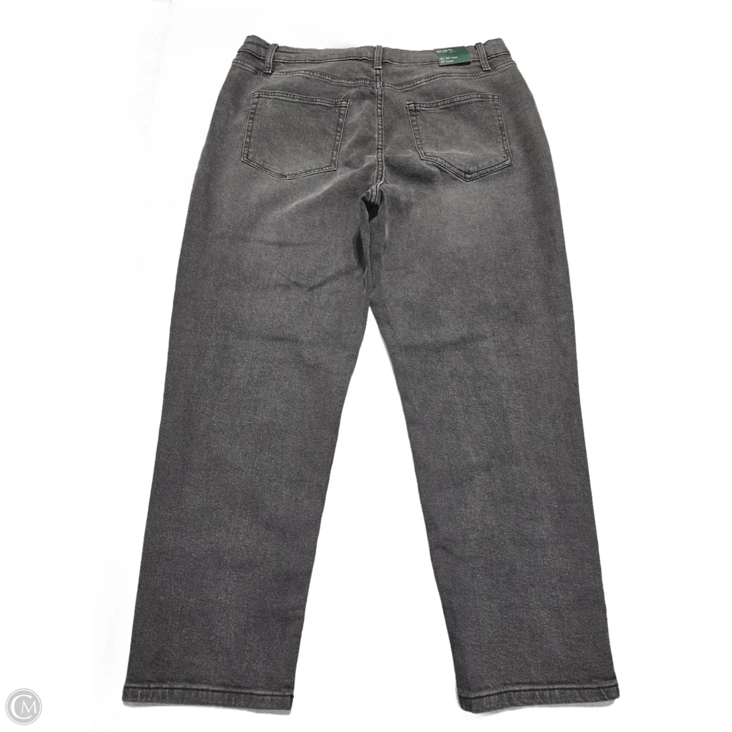 Jeans Straight By Wild Fable In Black Denim, Size: 18