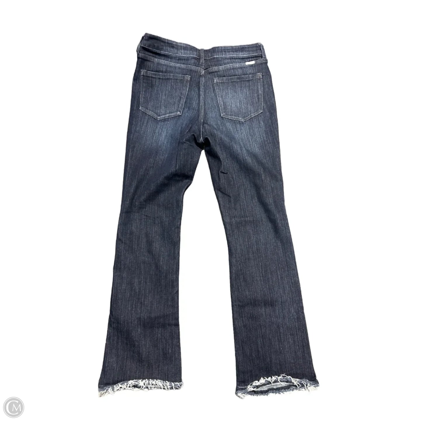 Jeans Flared By Kancan In Blue Denim, Size: 12