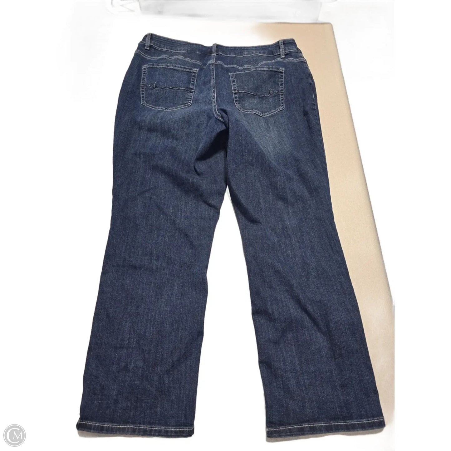 Jeans Straight By Maurices In Blue Denim, Size: 3x