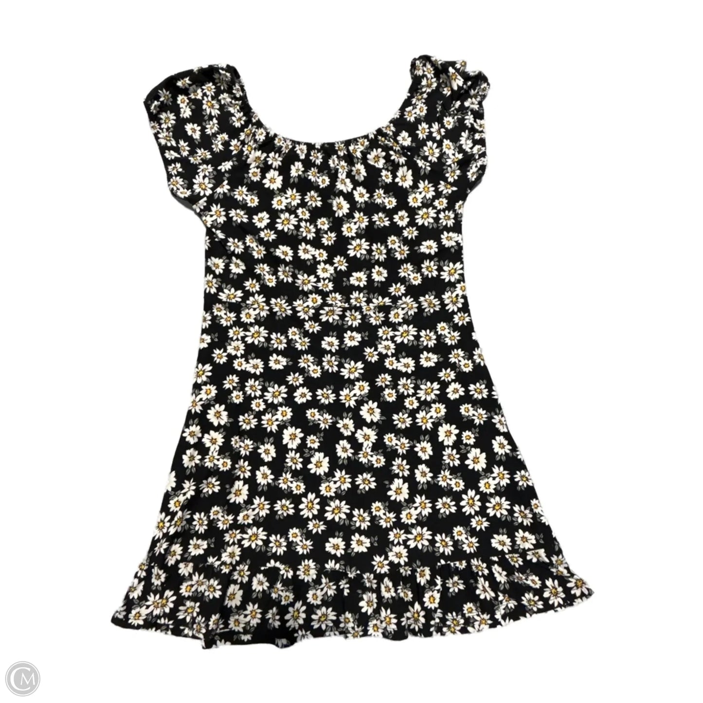 Dress Casual Midi By No Boundaries In Floral Print, Size: Xxl