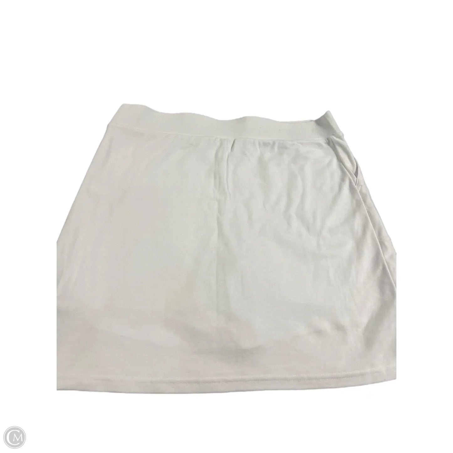 Skirt Mini & Short By Croft And Barrow In White, Size: M
