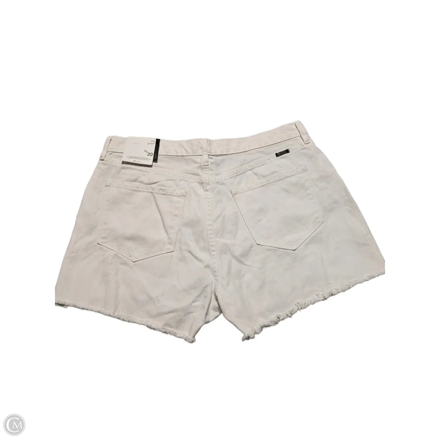 Shorts By Kancan In White Denim, Size: 14