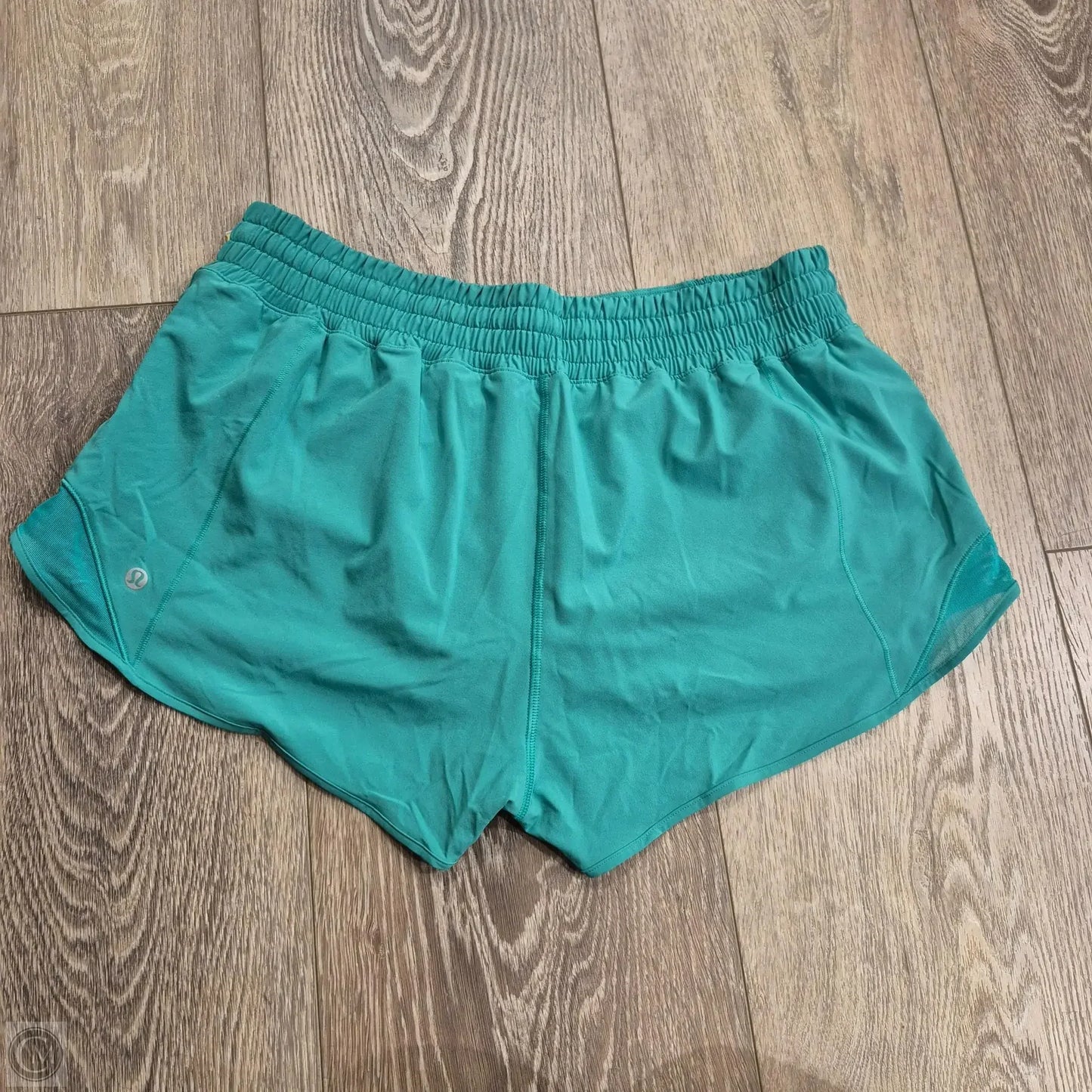Athletic Shorts By Lululemon In Green, Size: 12