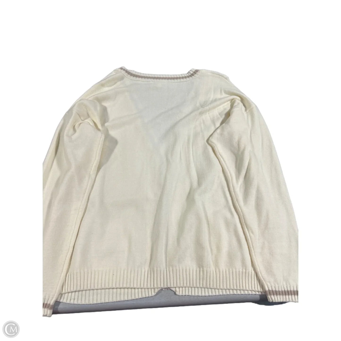 Cardigan By Pink Republic In Cream, Size: Xl