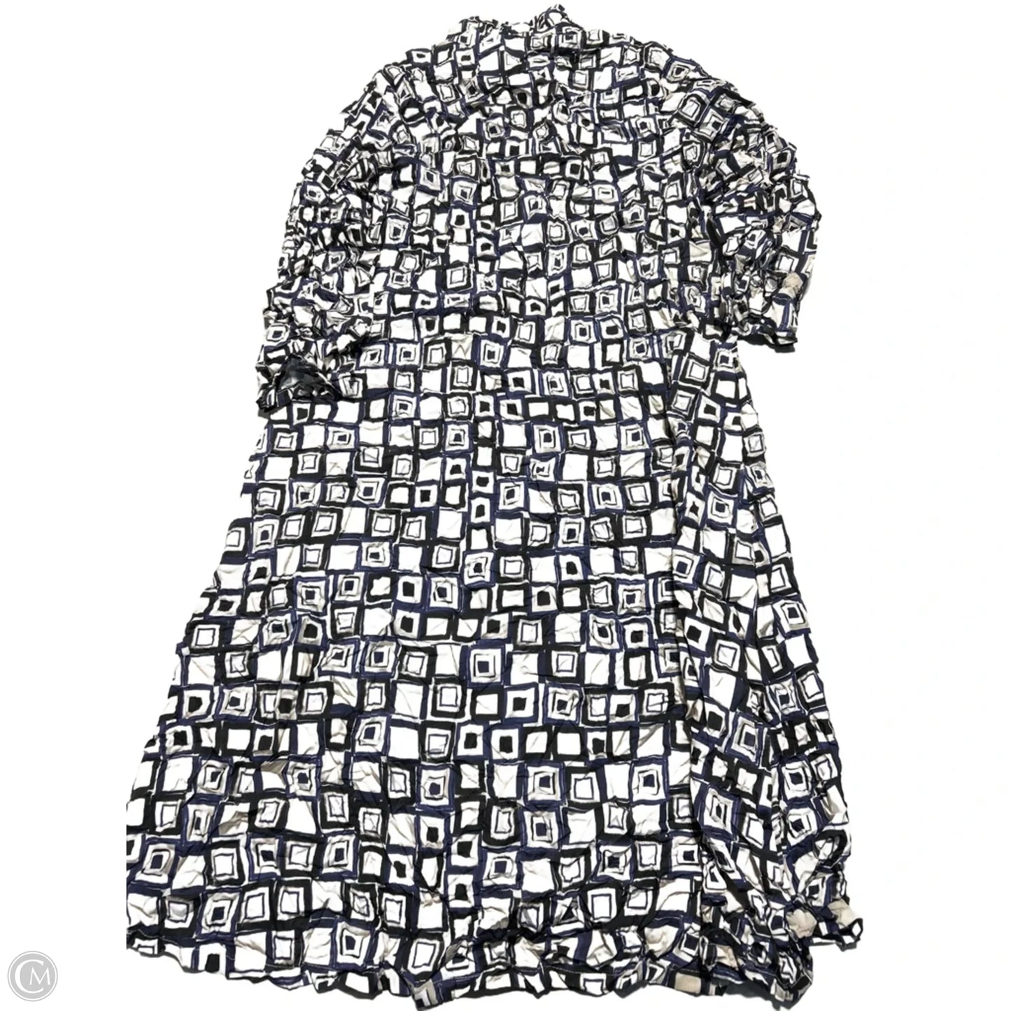 Dress Casual Midi By Habitat In Geometric Pattern, Size: Xs