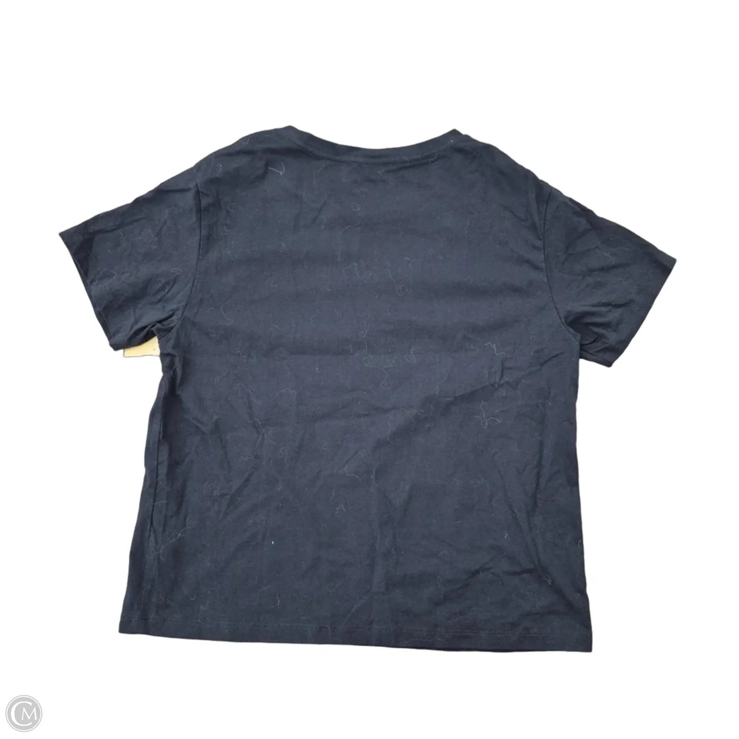 Top Short Sleeve By Cmb In Black, Size: M