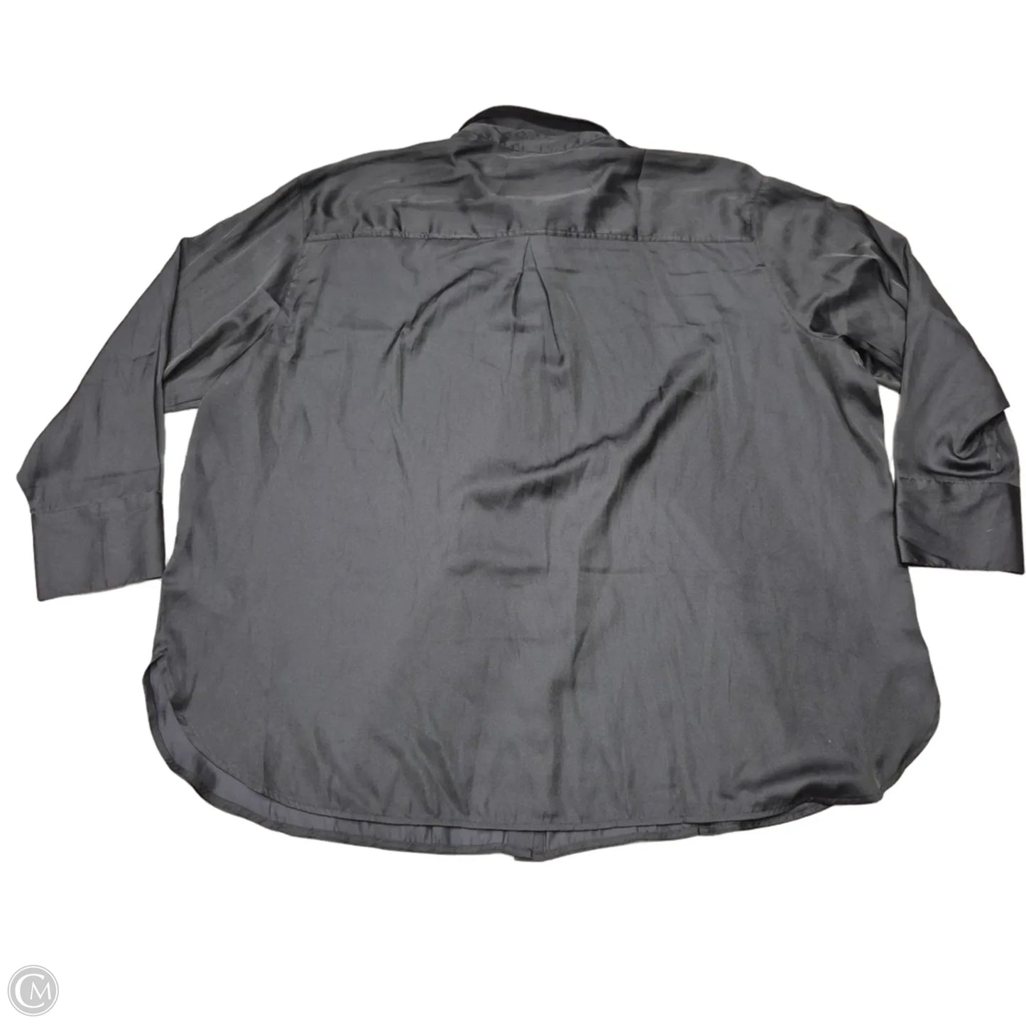 Blouse Long Sleeve By Old Navy In Black, Size: 2x