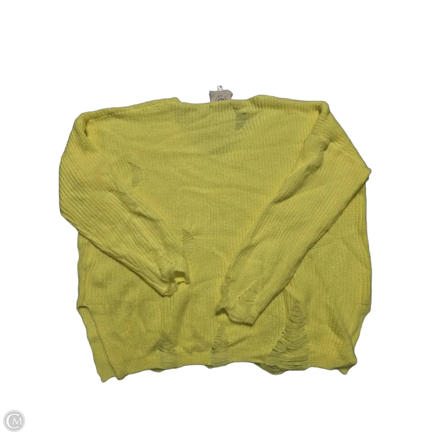 Sweater By Fantastic Fawn In Yellow, Size: M