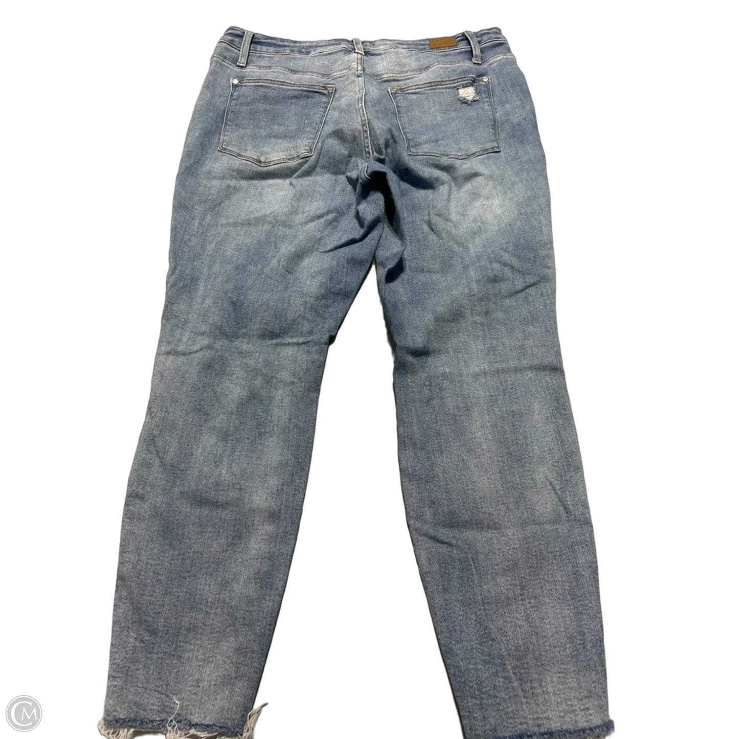 Jeans Straight By Judy Blue In Blue Denim, Size: 18