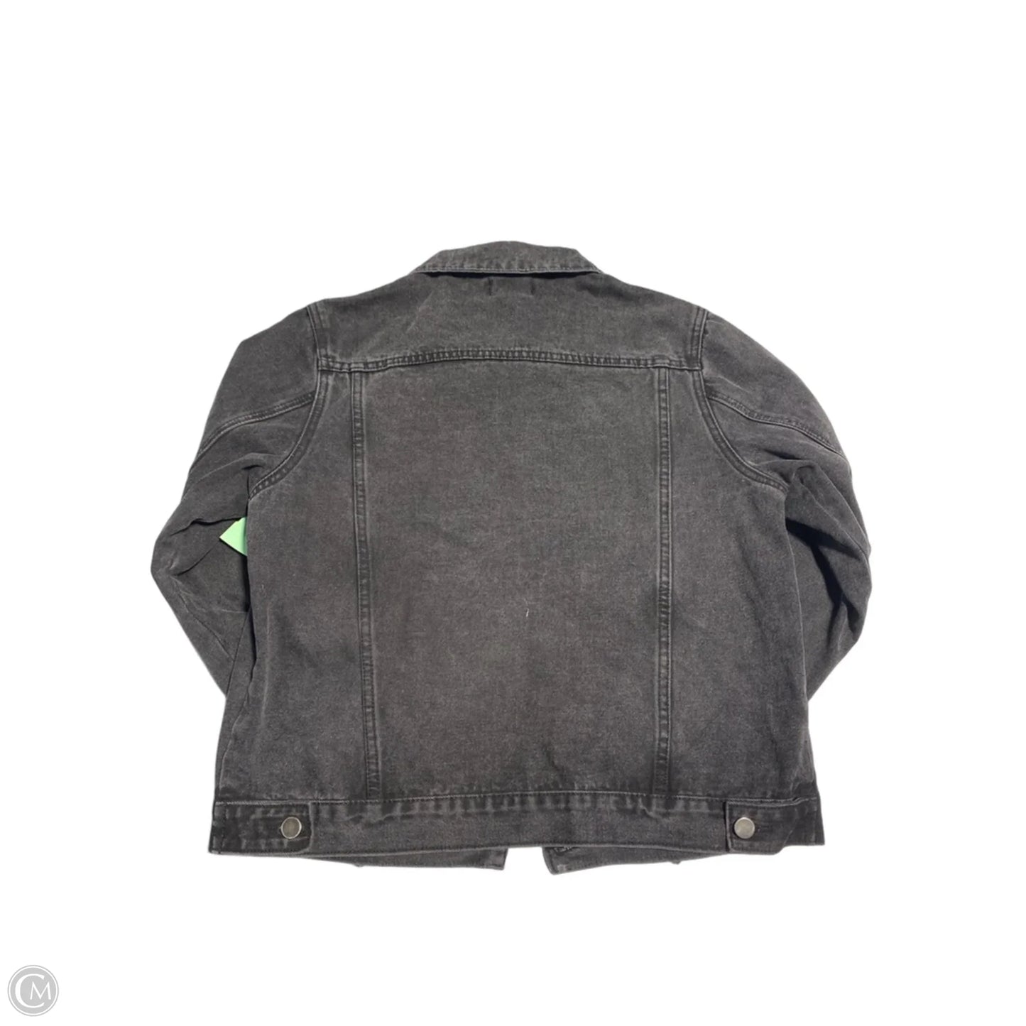 Jacket Denim By Cmc In Black Denim, Size: M