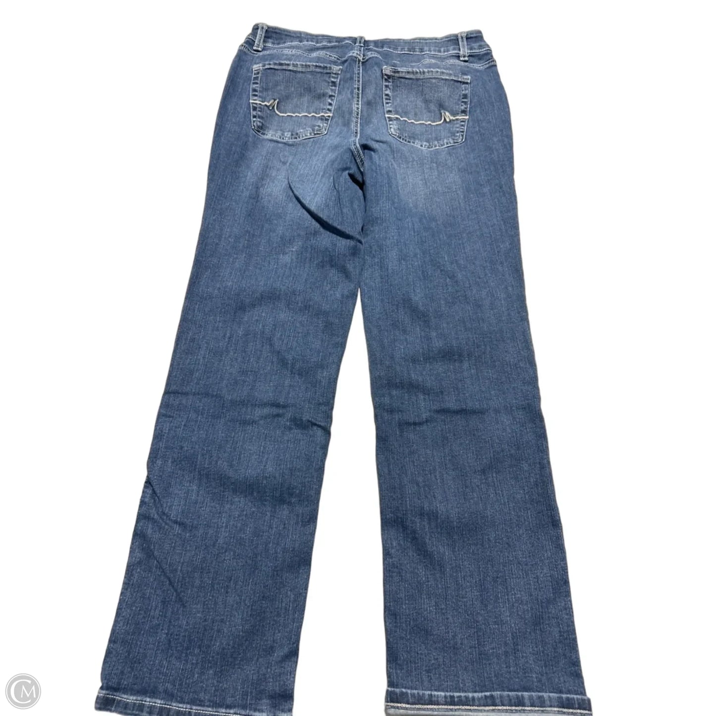 Jeans Straight By Maurices In Blue Denim, Size: 14