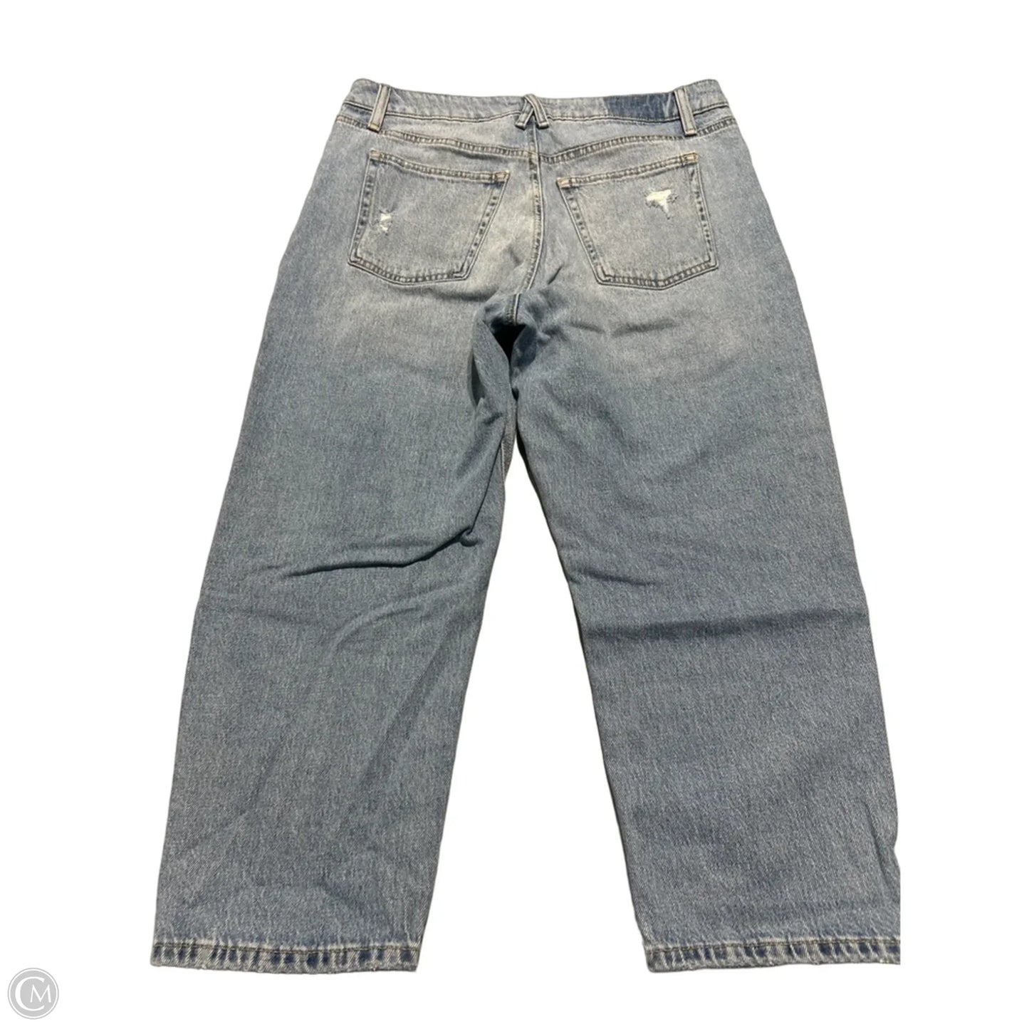 Jeans Cropped By Cmc In Blue Denim, Size: 16
