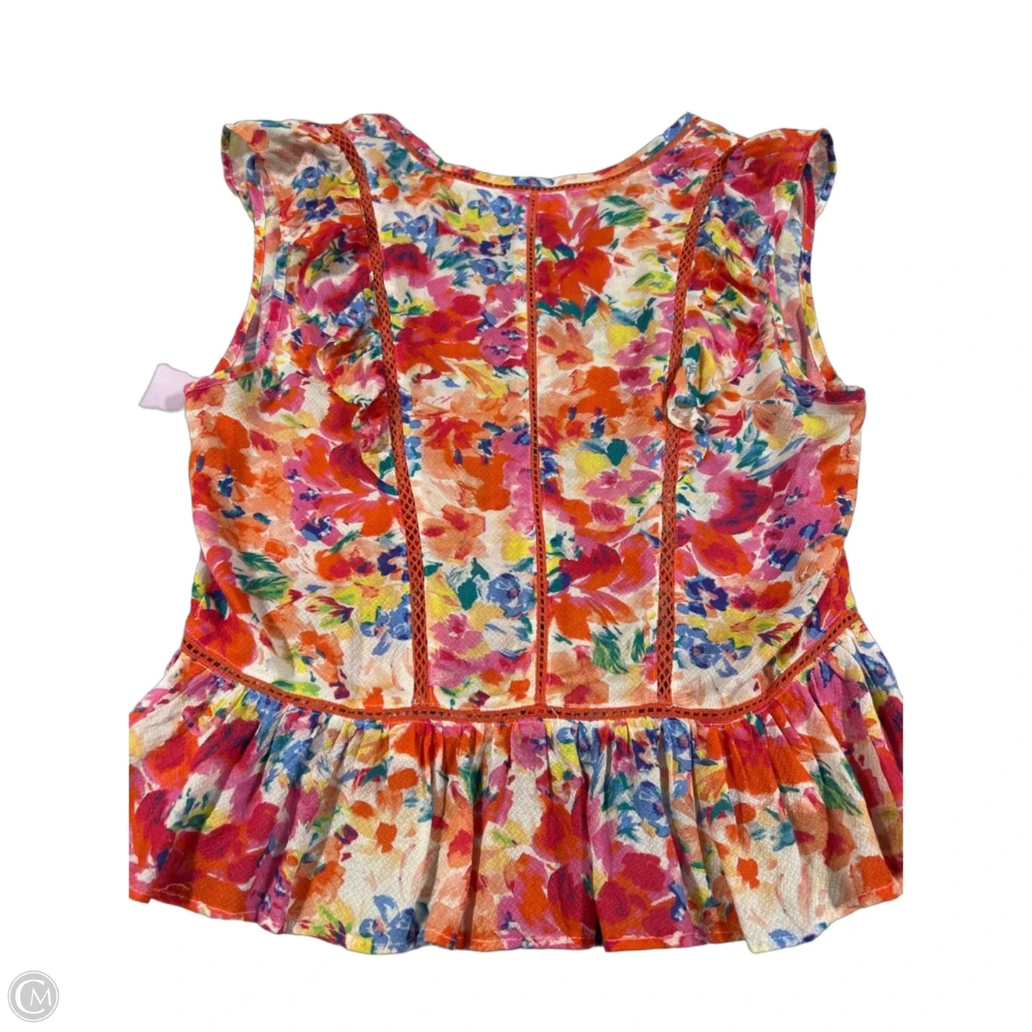 Top Short Sleeve By Dear John In Floral Print, Size: M