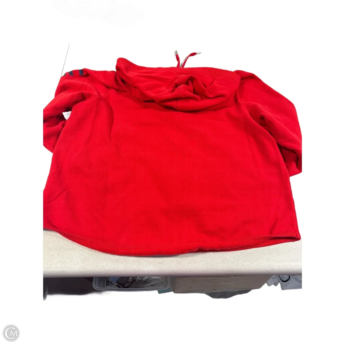 Sweatshirt Hoodie By Tommy Hilfiger In Red, Size: 1x