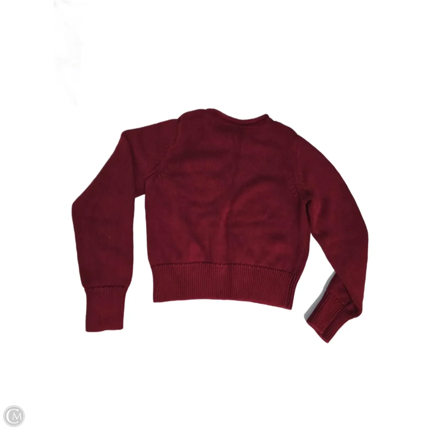 Sweater By Gap In Maroon, Size: Xs
