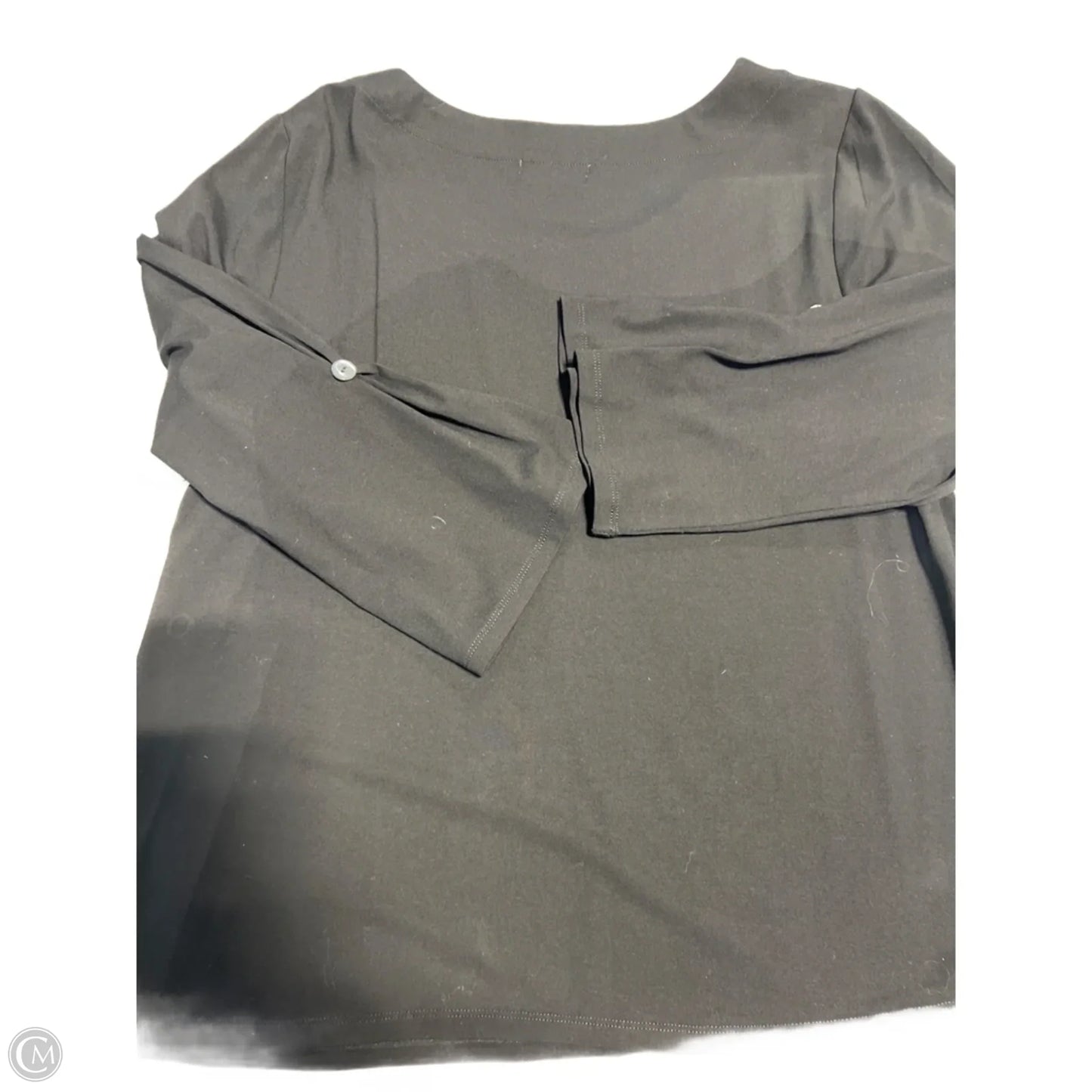 Top Long Sleeve By Habitat In Black, Size: L