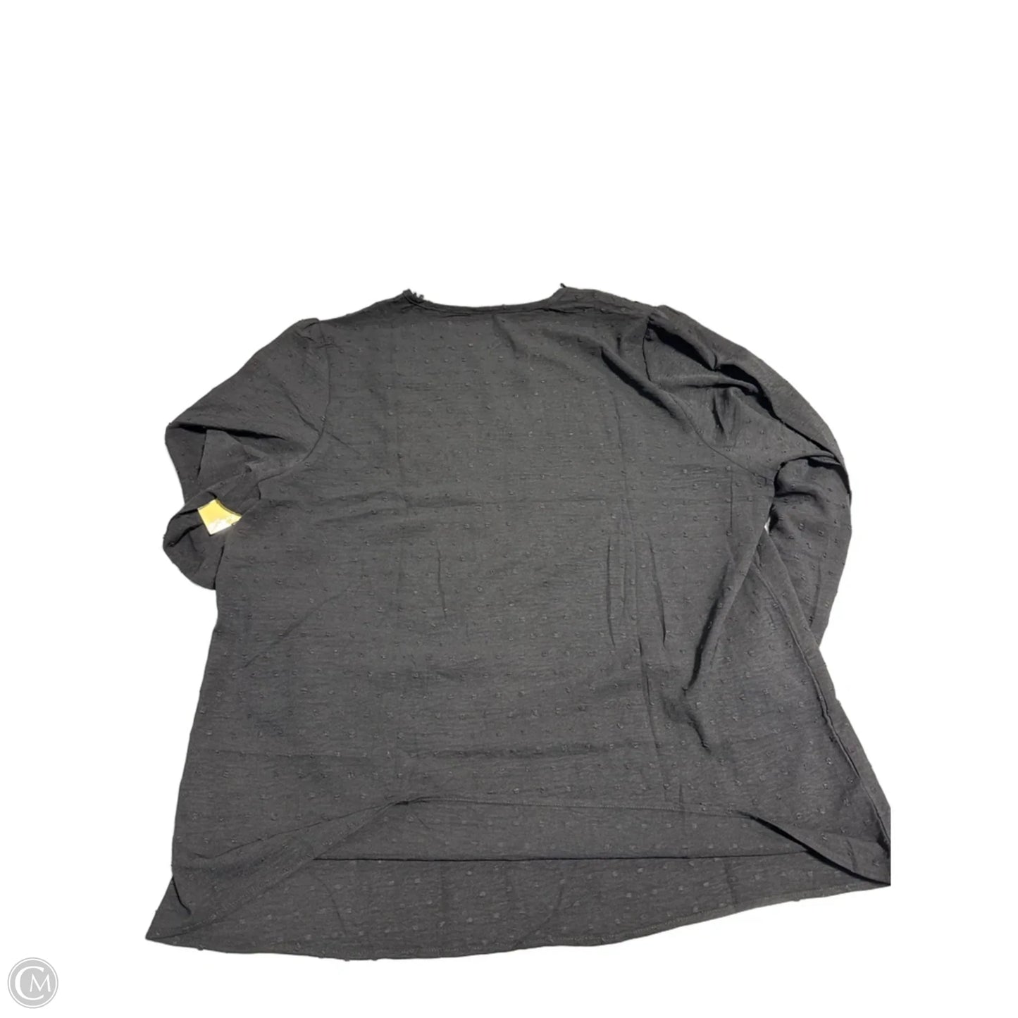Top Long Sleeve By Cme In Black, Size: 2x