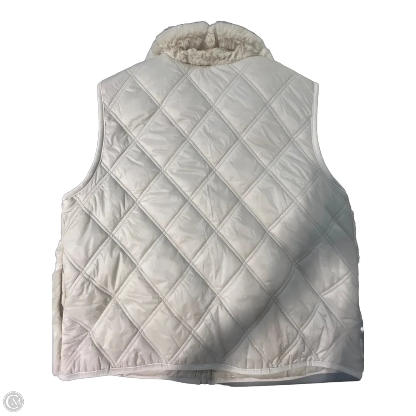 Vest Faux Fur & Sherpa By Sanctuary In Beige, Size: L