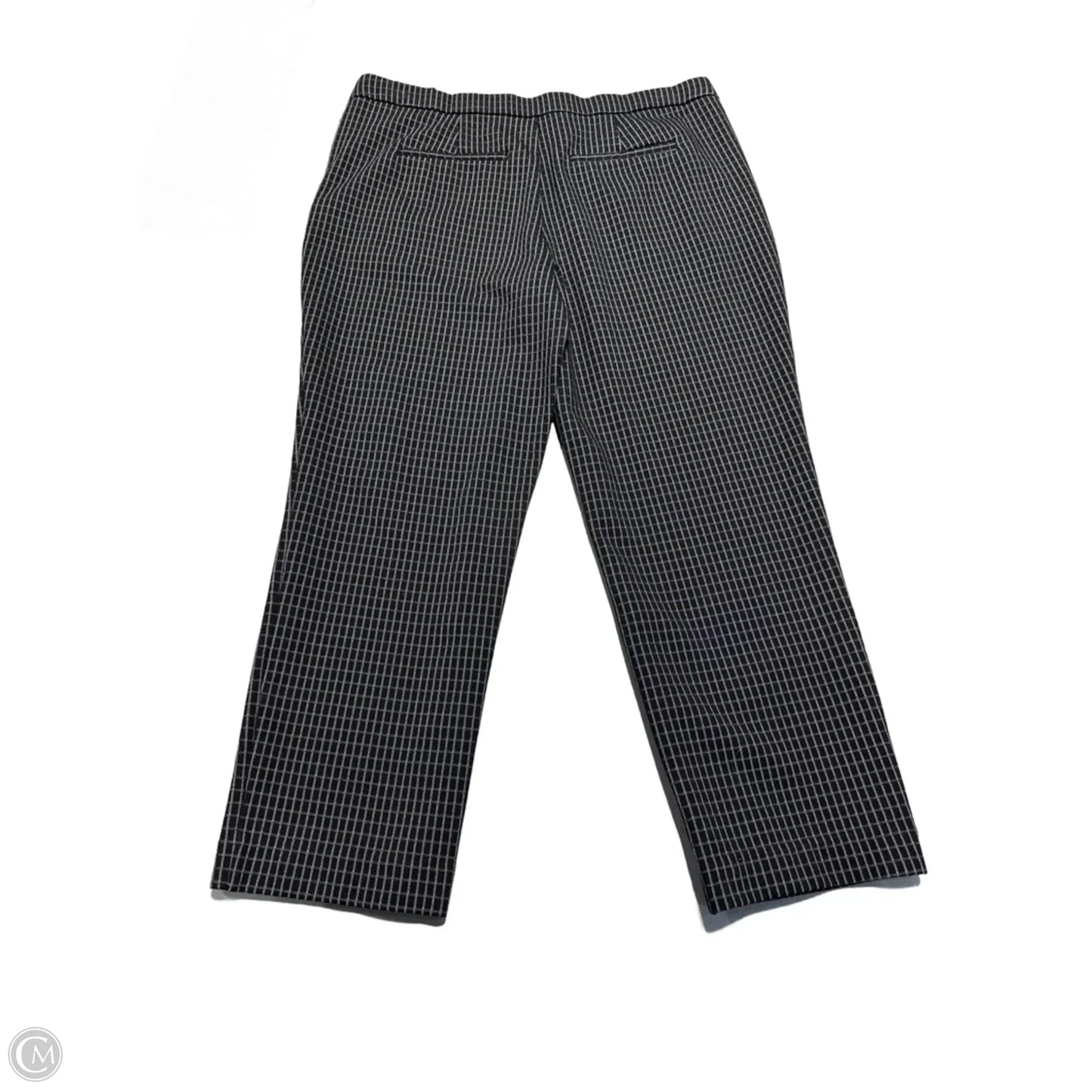 Pants Cropped By Liverpool In Plaid Pattern, Size: 12