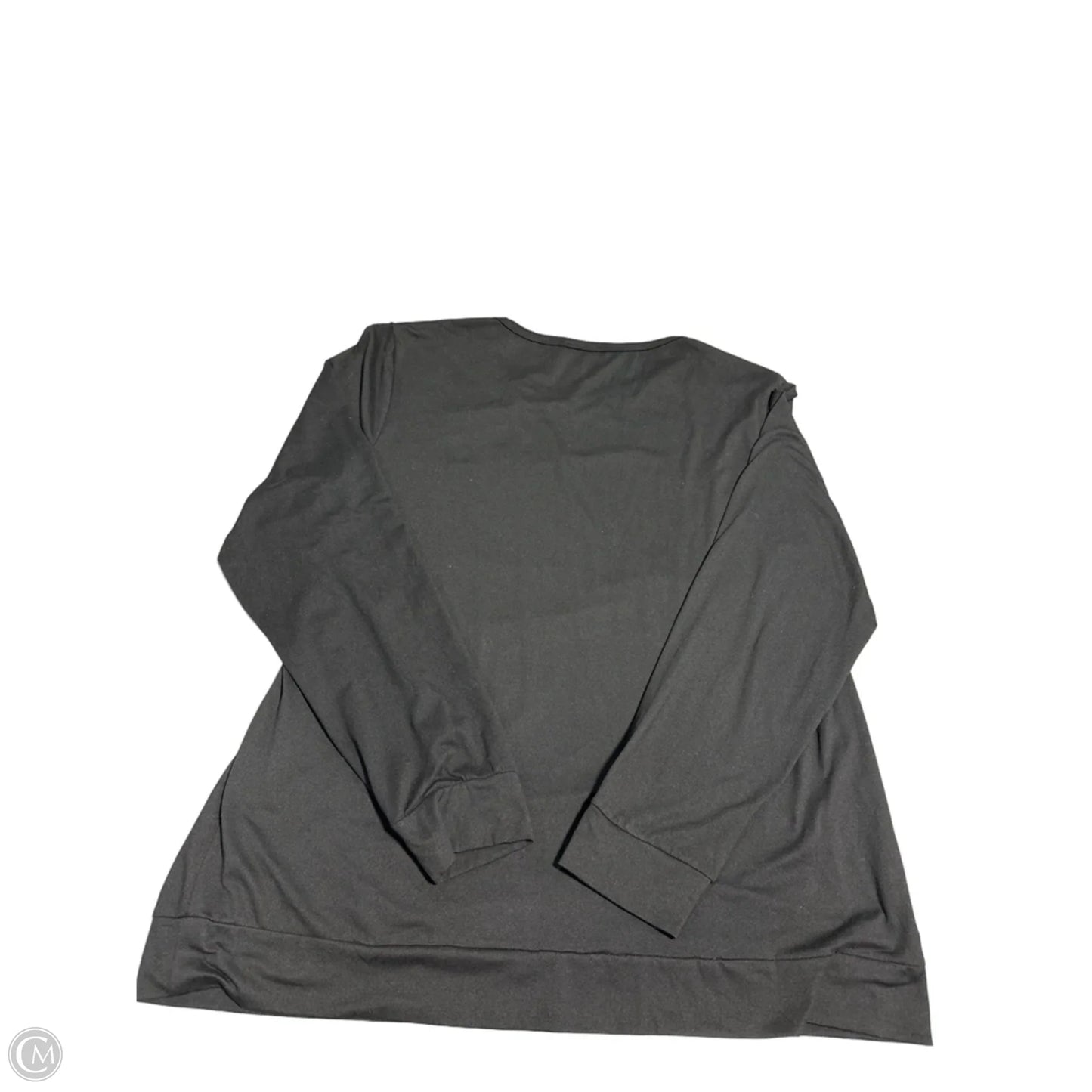 Top Long Sleeve By Ekouaer In Black, Size: Xl