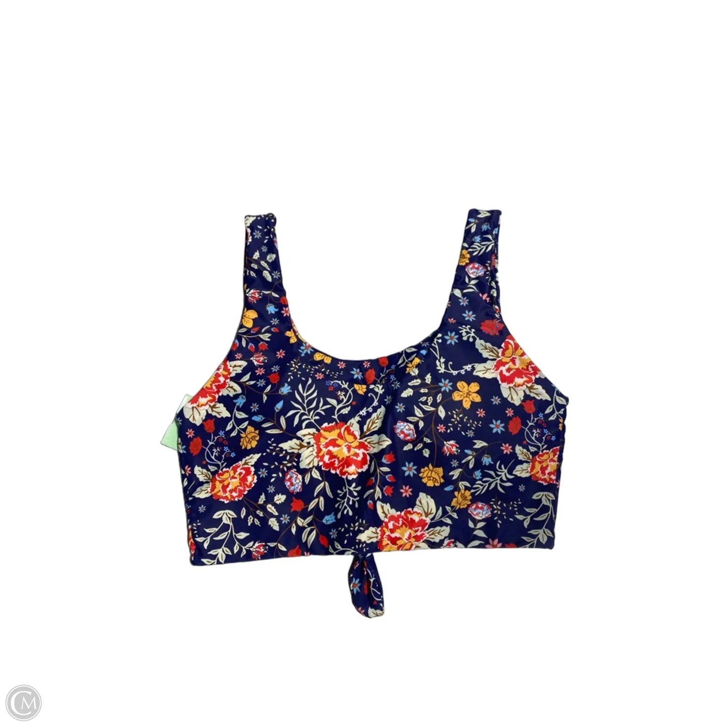 Swimsuit Top By Zaful In Floral Print, Size: L