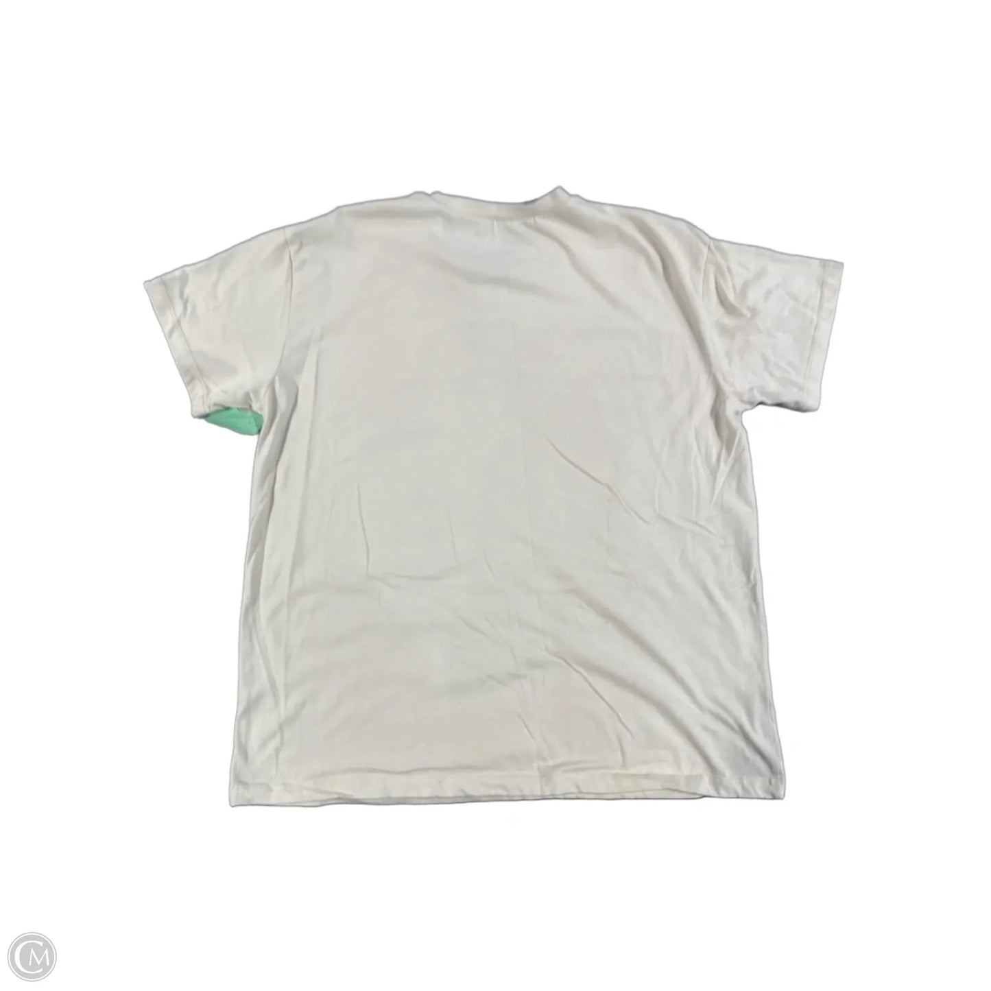 Top Short Sleeve By Grayson Threads In Cream & Red, Size: Xxl